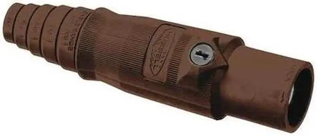 Alt view image 2 of 2 - HUBBELL WIRING DEVICE-KELLEMS HBL400MBN Connectr,3R, 4X, 12,Male,Brwn,2/0 to 4/0