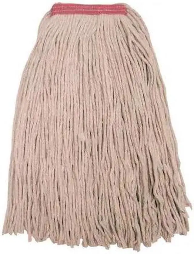 Main image of TOUGH GUY 16W230 1-1/4 in String Wet Mop, 24 oz Dry Wt, Slide On Connection,