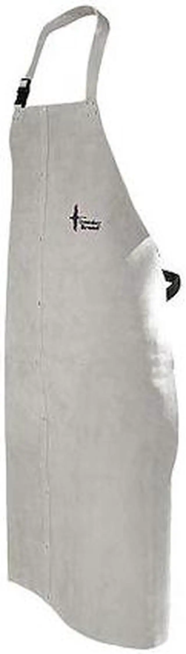 Main image of BDG 64-1-63-52 Welding Apron, Leather, 52 in Length, Gray, Universal