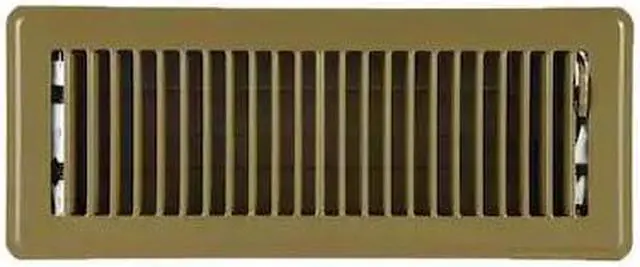 Main image of ZORO SELECT 4JRR5 Lay-In Floor Register, 13-1/2 in W x 5-1/2 in H x 1-1/2 in D,