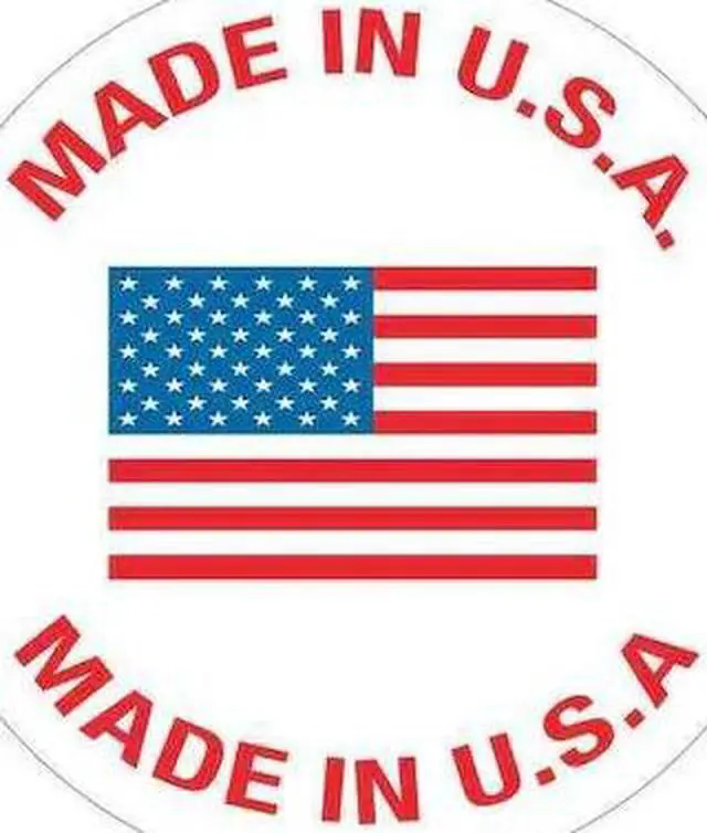 Alt view image 5 of 5 - Tape Logic Labels "Made in U.S.A." 1" Circle Red/White/Blue 500 PER ROLL USA301