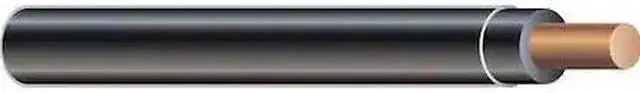 Alt view image 3 of 3 - SOUTHWIRE 11595608 Building Wire,THHN,10 AWG,Black,100ft