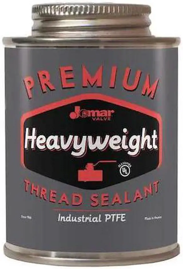 Alt view image 2 of 2 - JOMAR VALVE 400-204 Pipe Thread Sealant 16 fl oz, Brush-Top Can, Heavyweight,