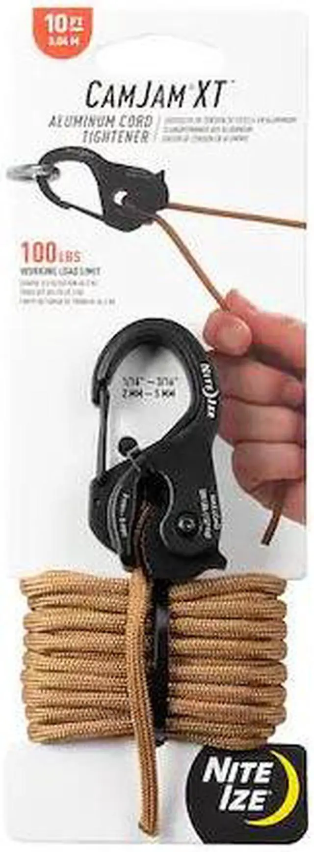 Alt view image 2 of 4 - NITE IZE NCJSA-01-R8 Rope Tightener,Black,Aluminum
