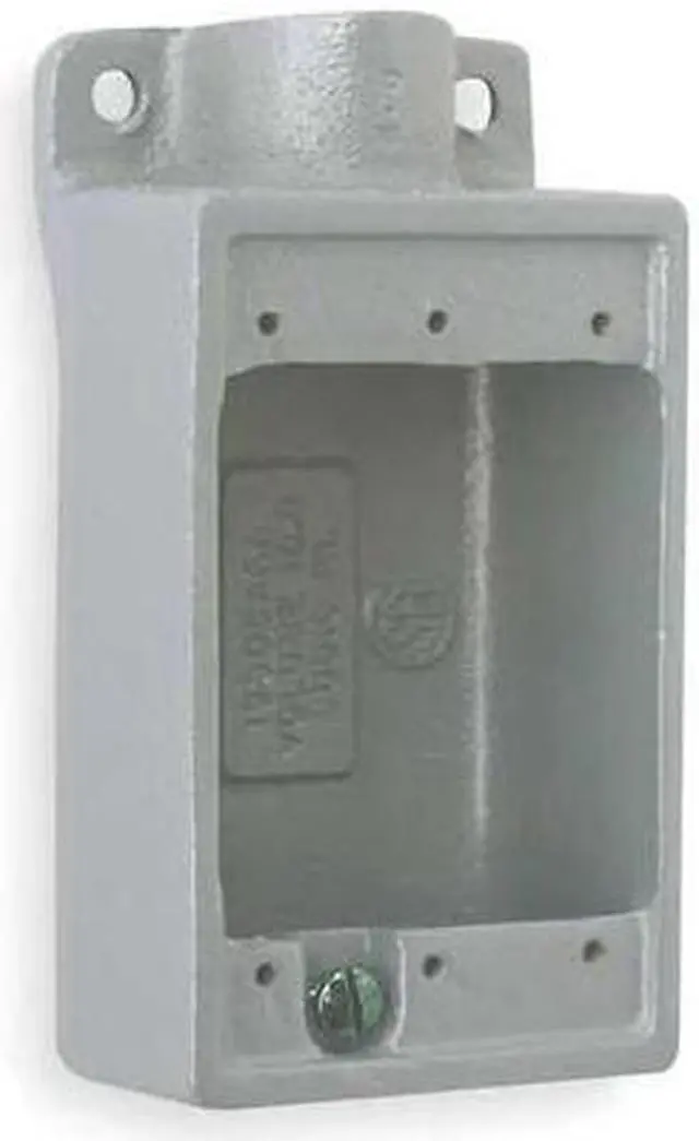Alt view image 3 of 5 - HUBBELL KILLARK FS-2M Weatherproof Electrical Box, 18 cu in, FS Box Type, 1