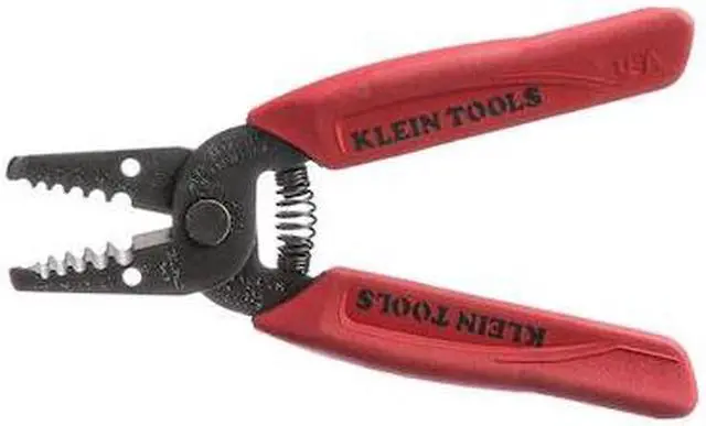 Alt view image 5 of 10 - KLEIN TOOLS 11049 6 1/4 in Wire Stripper Strips and Cuts: 16 to 8 AWG