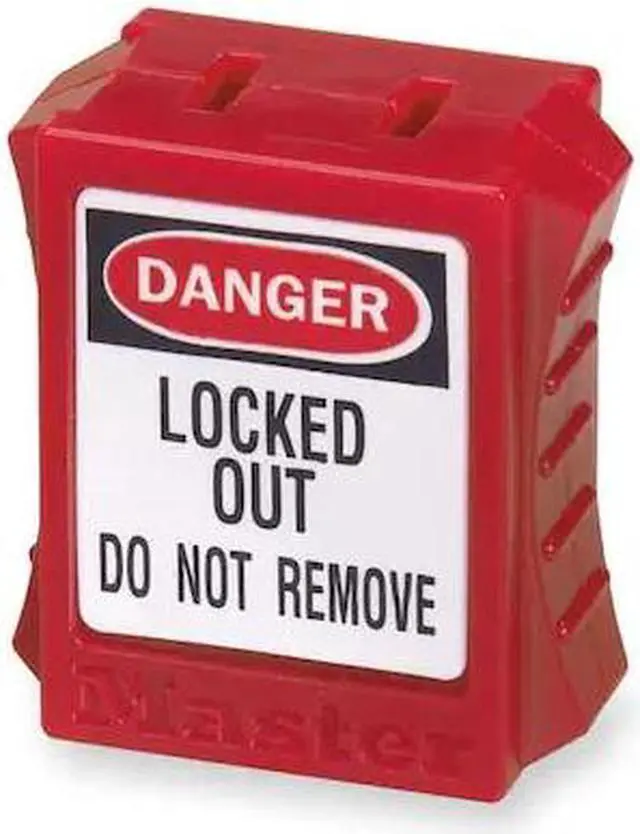 Alt view image 3 of 9 - Master Lock Plug Lockout, Plastic, 110/220 Voltage, No Cord Max. Cord Dia. S2005