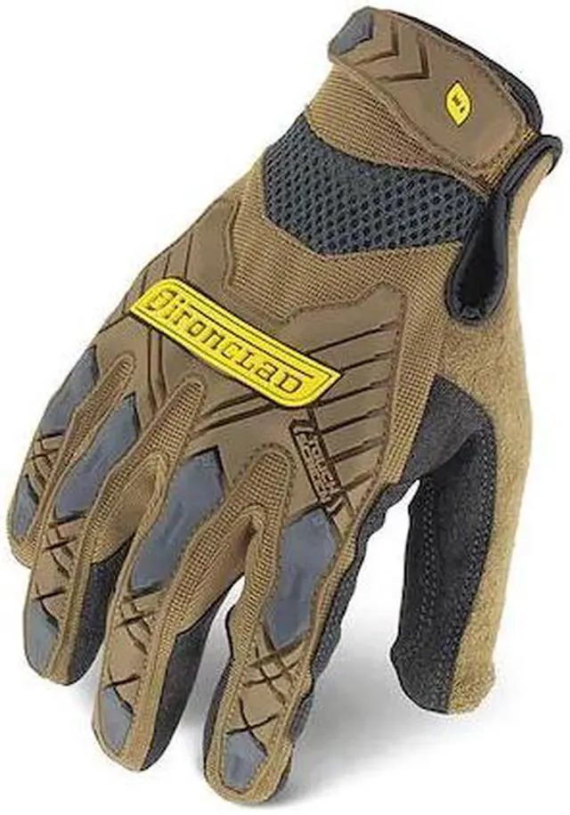 Main image of IRONCLAD IEX-PIG-04-L Impact Resistant Gloves,Size L,Brown,PR