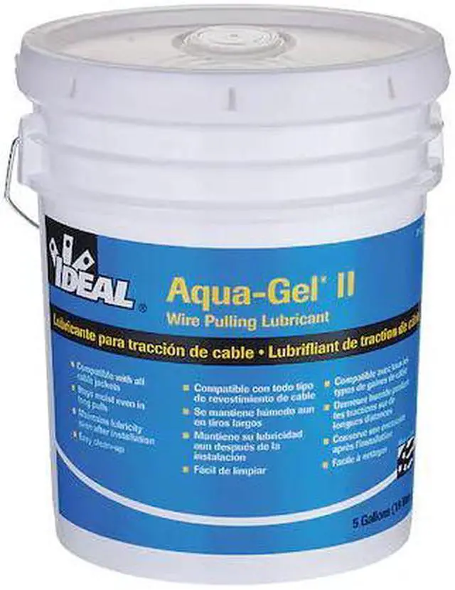 Main image of IDEAL 31-375 Wire Pulling Lubricant,5 gal Bucket,Blue