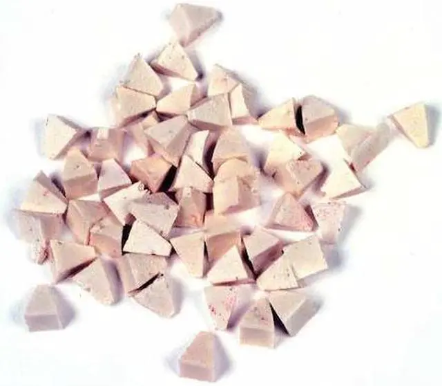 Alt view image 2 of 2 - RAYTECH 41-131 Plastic Media,Pyramid,White,1/4"