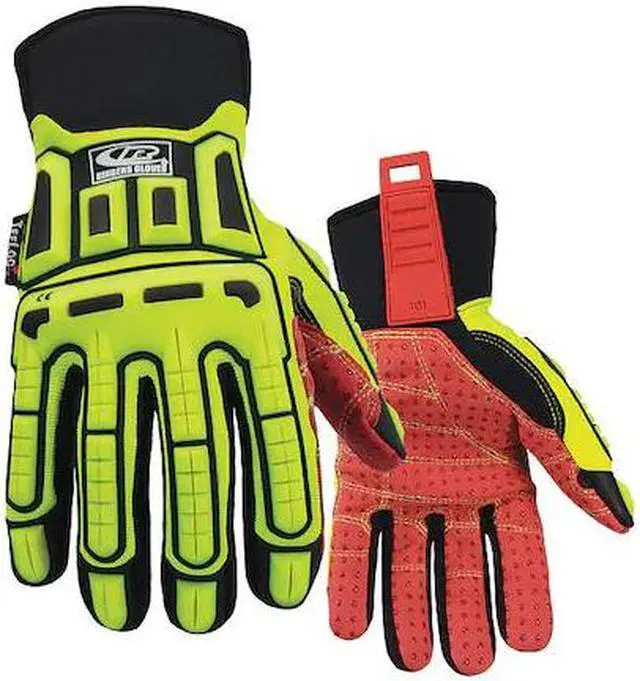 Alt view image 3 of 3 - Cut Rest Gloves, Synth Leather Palm, XL, PR