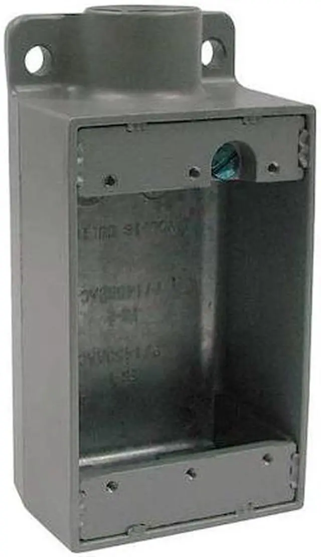 Alt view image 3 of 3 - HUBBELL KILLARK FS-2 Weatherproof Electrical Box, 18 cu in, FS Box Type, 1