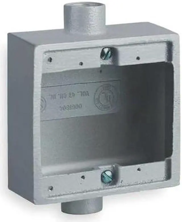 Alt view image 2 of 2 - HUBBELL KILLARK 2FSC-2M Weatherproof Electrical Box, 32 cu in, FSC Box Type, 2