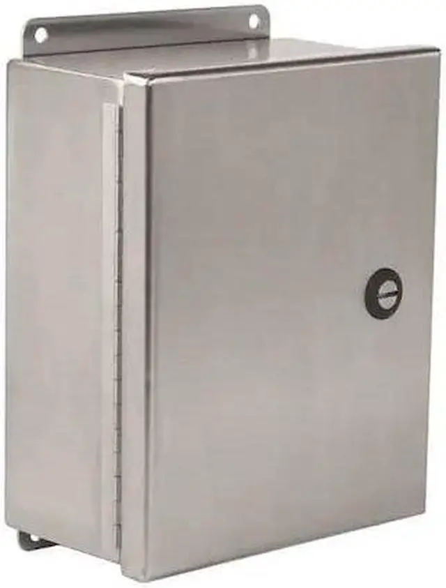 Main image of WIEGMANN BN4121206CHQTSS 1/4 Turn Latch Electrical Enclosures, 12 in H, 6 in D,