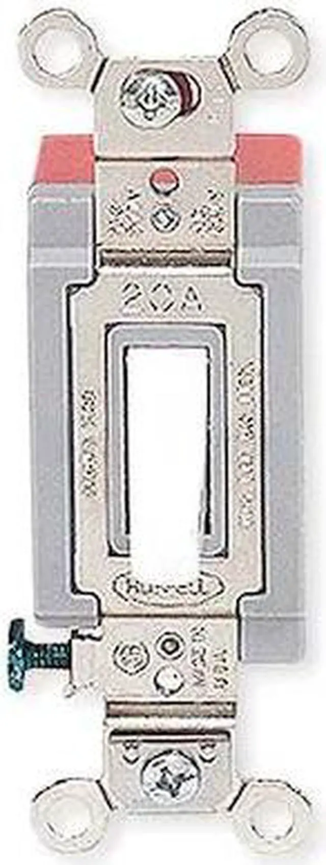 Alt view image 2 of 2 - HUBBELL WIRING DEVICE-KELLEMS HBL1224W Wall Switch, 4-Way, 120/277V, 20A, Wht,