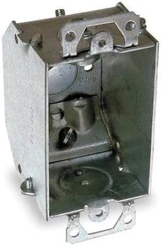Alt view image 7 of 9 - 2-1/4" Switch Box W/Ears Raco Pvc Switch Boxes 471 050169004715