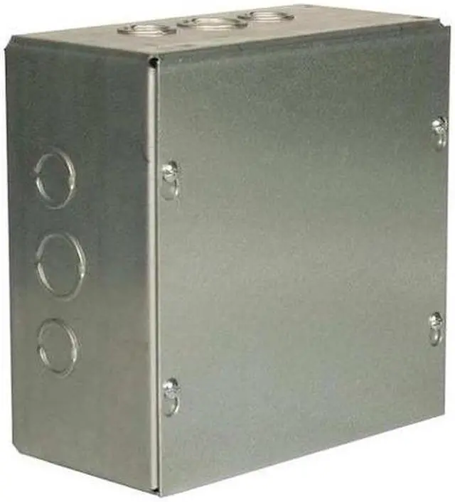 Alt view image 2 of 4 - WIEGMANN SC242408G Captive Screws Electrical Enclosures, 24 in H, 8 in D, 24 in