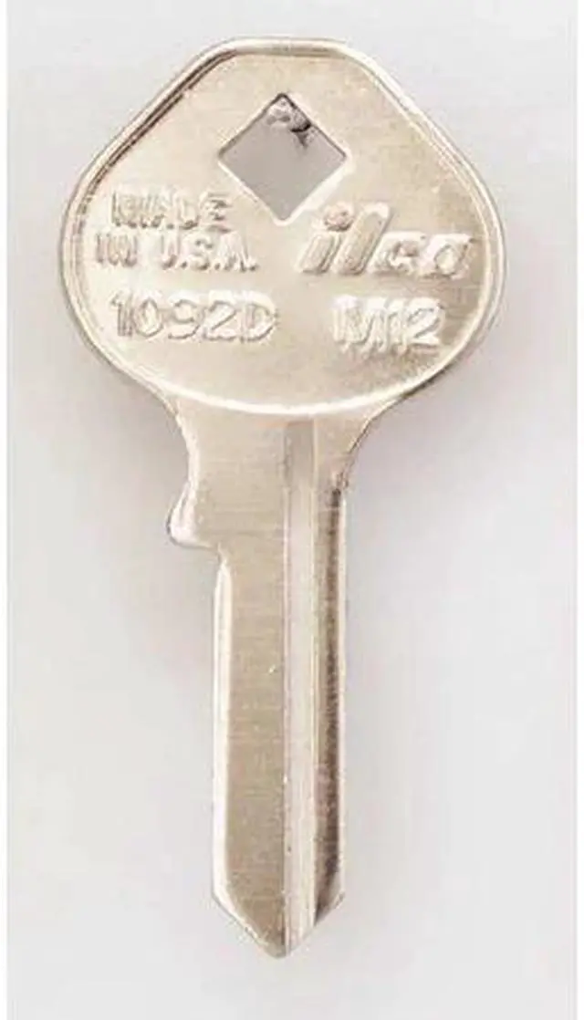 Main image of KABA ILCO 1092D-M12 Key Blank,Brass,Type M12,5 Pin,PK10