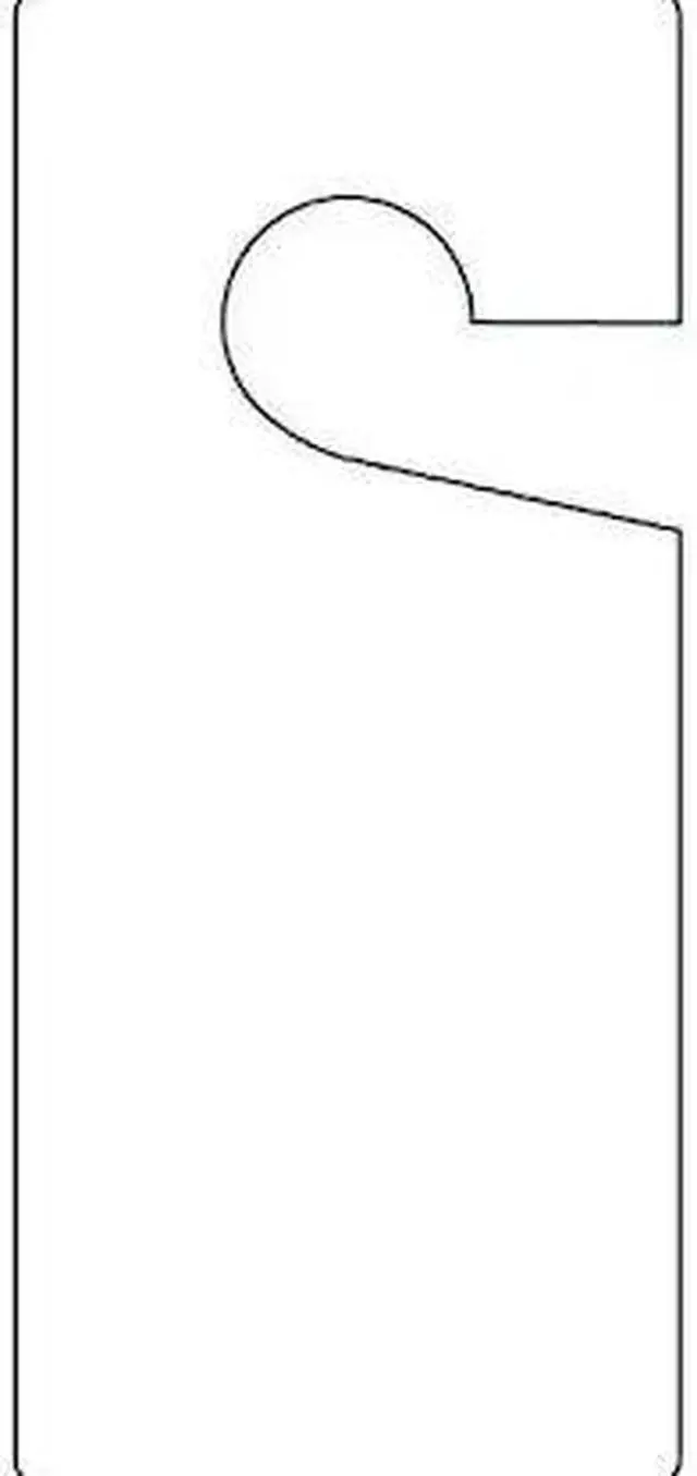 Alt view image 2 of 3 - ACCUFORM TAD835 Blank Tag,9 x 4 In,Wht,Plstc,PK10
