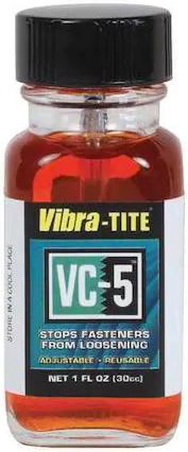 Alt view image 2 of 2 - Vibra-tite VC-5 Series High-Strength Threadlocker, Red Liquid, 30mL Bottle 21830