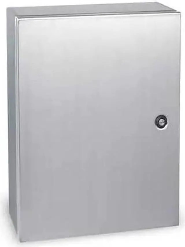 Alt view image 4 of 4 - WIEGMANN N412242408SSC NEMA 3R, 4, 4X, 12 24.0 in H x 24.0 in W x 8.0 in D Wall