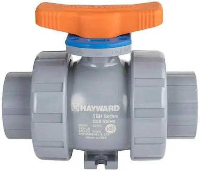Main image of HAYWARD FLOW CONTROL TBH2200ASTV0000 Ball Valve, True Union, 2", CPVC/FPM, Full