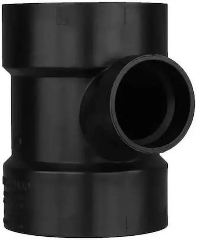 Main image of MUELLER INDUSTRIES 1WHU6 Red. San. Tee,4 In x 2 In Hub