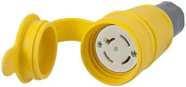 Alt view image 3 of 3 - HUBBELL WIRING DEVICE-KELLEMS HBL27W09 Watertight Locking Connector, Non-NEMA,