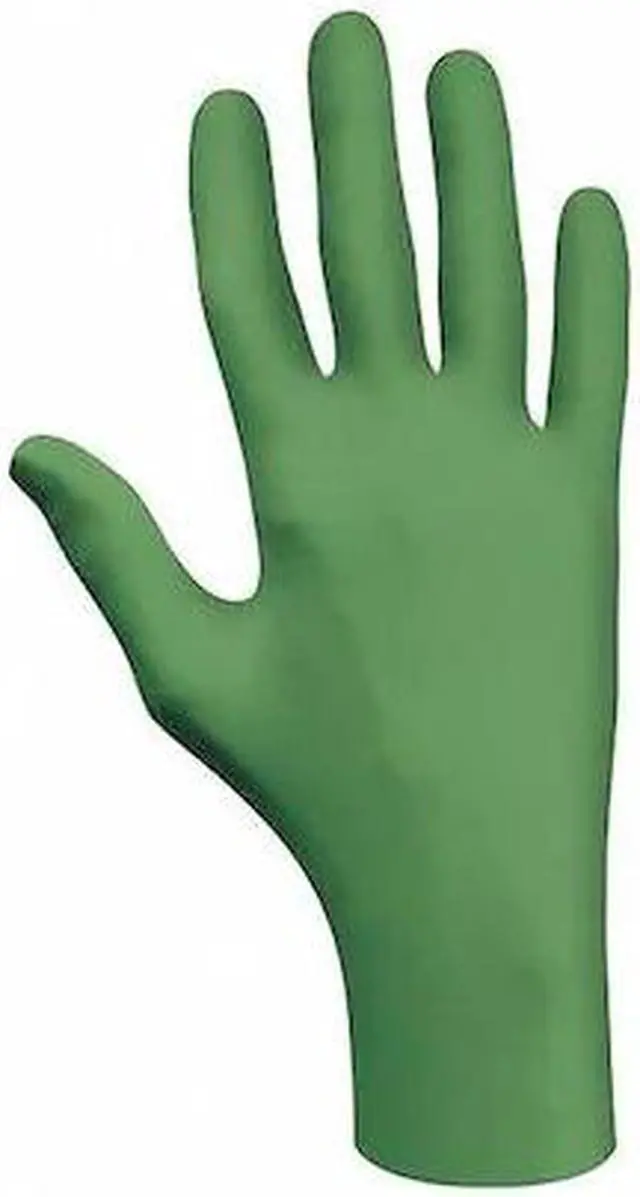 Alt view image 2 of 3 - Showa 6110PFXL Biodegradable Disposable Nitrile Gloves XL Box of 100