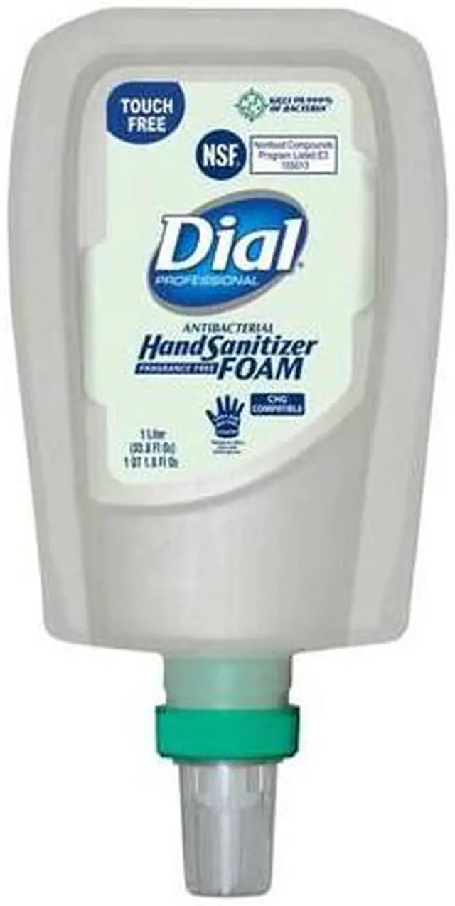 Alt view image 2 of 17 - Dial Antimicrobial Foaming Hand Sanitizer Touch-Free Disp Refill 1000 mL 16694
