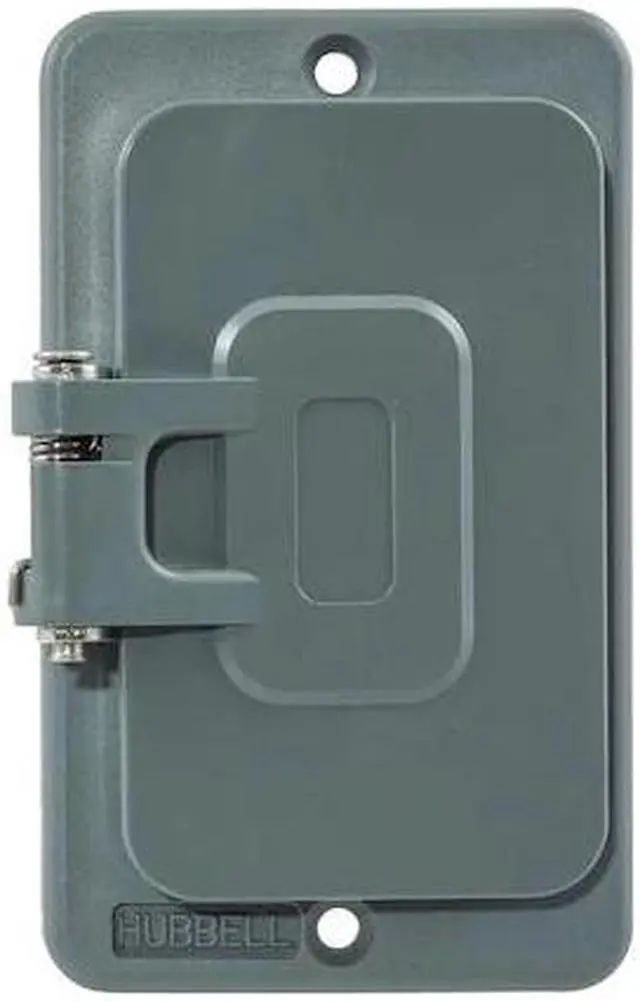 Alt view image 2 of 3 - HUBBELL WIRING DEVICE-KELLEMS HBL3061 1 -Gang Vertical Weatherproof Cover,
