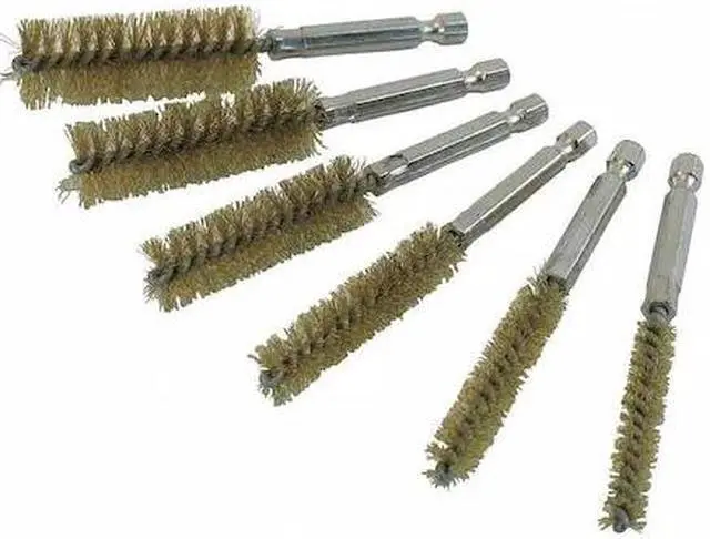 Alt view image 2 of 2 - IPA 8081 Twisted Wire Brass Bore Brush Set