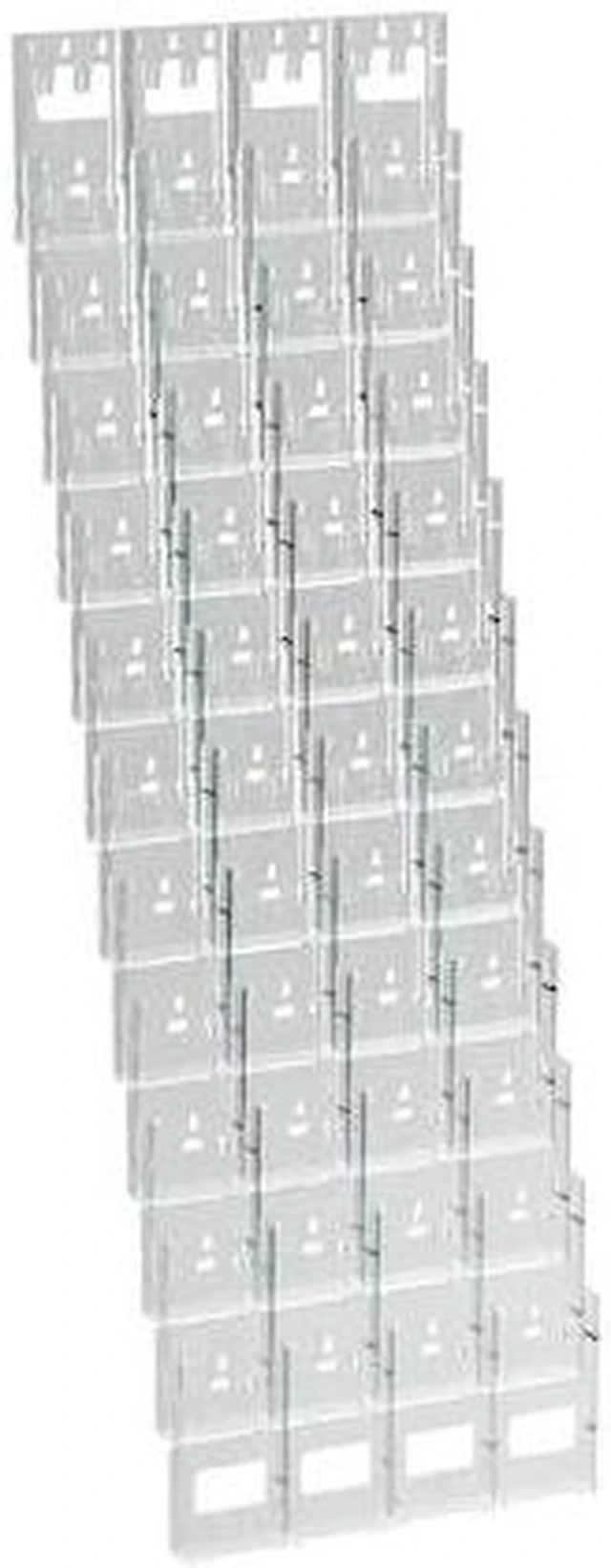 Main image of AZAR DISPLAYS 252327 48-Pocket Trifold Wall Mount. Inside Dimension: 4.375"W