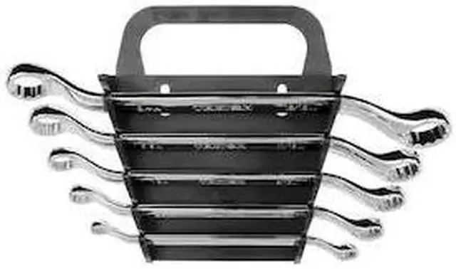 Alt view image 2 of 8 - TEKTON 45-Degree Offset Box End Wrench Set, 5-Piece (1/4-13/16 in.) - Holder | WBE23405