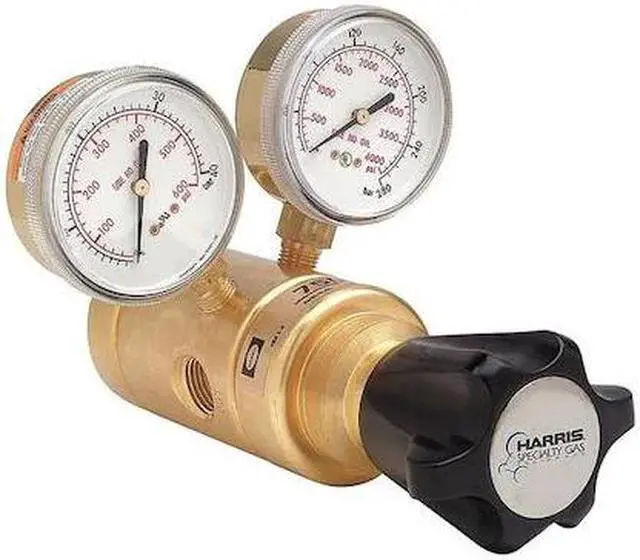 Alt view image 2 of 2 - HARRIS 3000860 High Purity Gas Regulator, Argon, Carbon Dioxide, Helium, Neon,