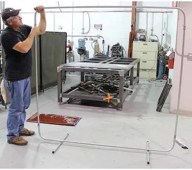 Alt view image 2 of 3 - ACCUFORM PWD300 Welding Screen Frame,EMT Conduit,6 ft. W