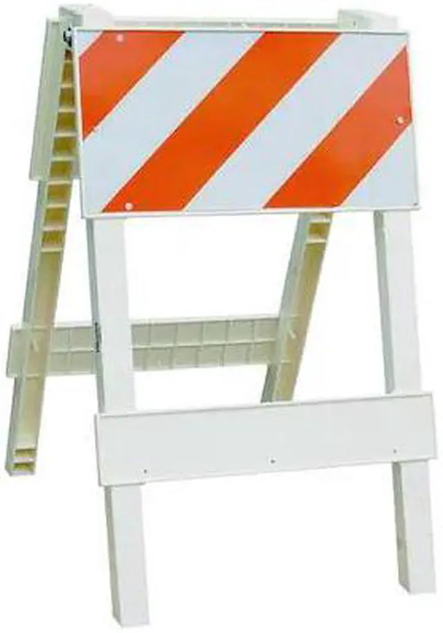 Alt view image 2 of 2 - ZORO SELECT 97-01-001 Leg Frame Type 1 Folding Barricade, polypropylene, 40 in
