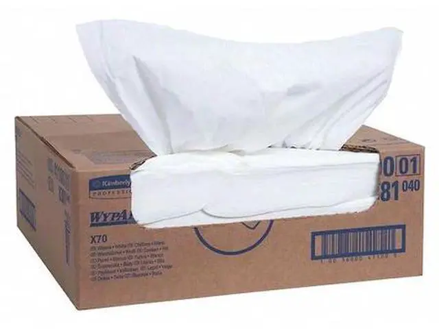 Alt view image 16 of 20 - WYPALL X70 Wipers, Flat Sheet, 14 9/10 x 16 3/5, White, 300/Carton