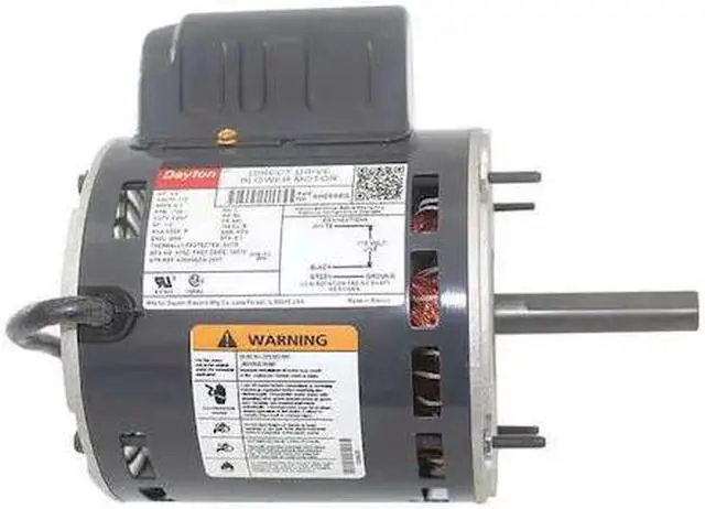 Main image of DAYTON 4HZ69BG Motor,PSC,1/3 HP,1100 RPM,115V,48Y,OAO