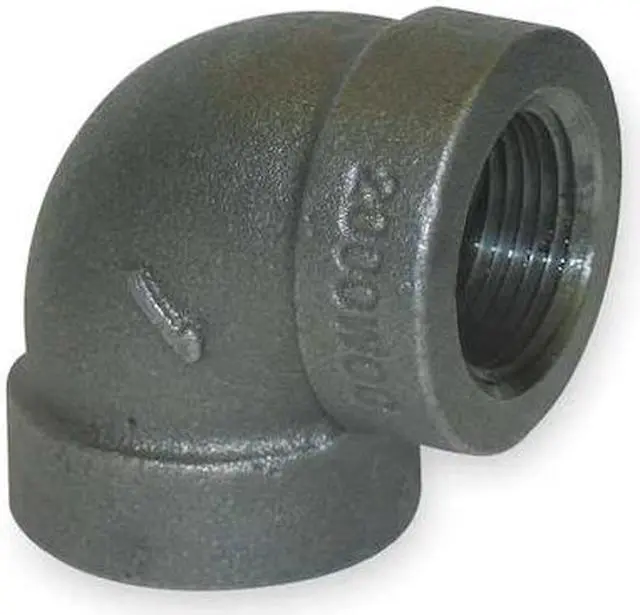 Main image of ZORO SELECT 1LBU6 Malleable Iron 90 Degree Elbow Class 300