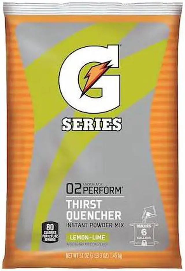 Alt view image 2 of 4 - G Series 02 Perform® Thirst Quencher Instant Powder, 51 Oz, Pouch, 6 Gal Yield, Lemon-Lime