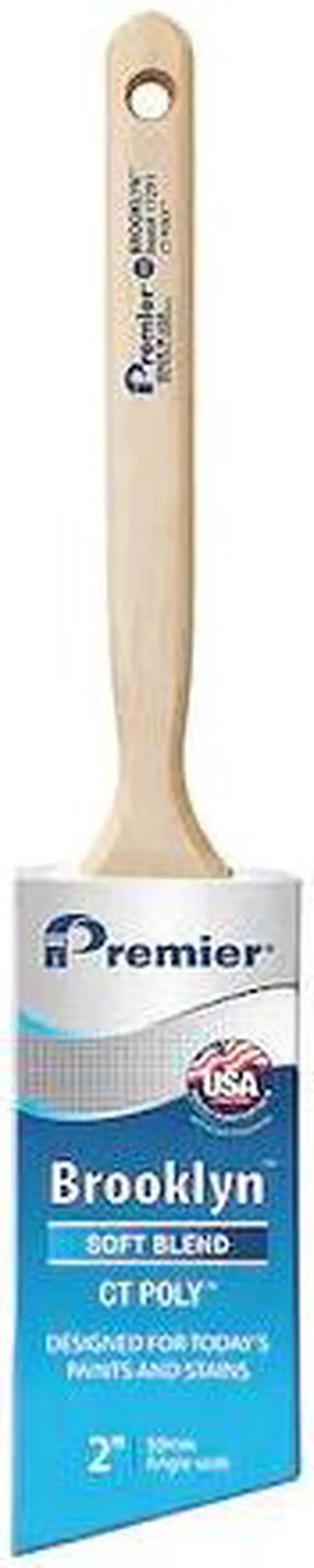 Alt view image 2 of 3 - PREMIER 17291 2" Angle Sash Paint Brush, Polyester Bristle, Hardwood Handle