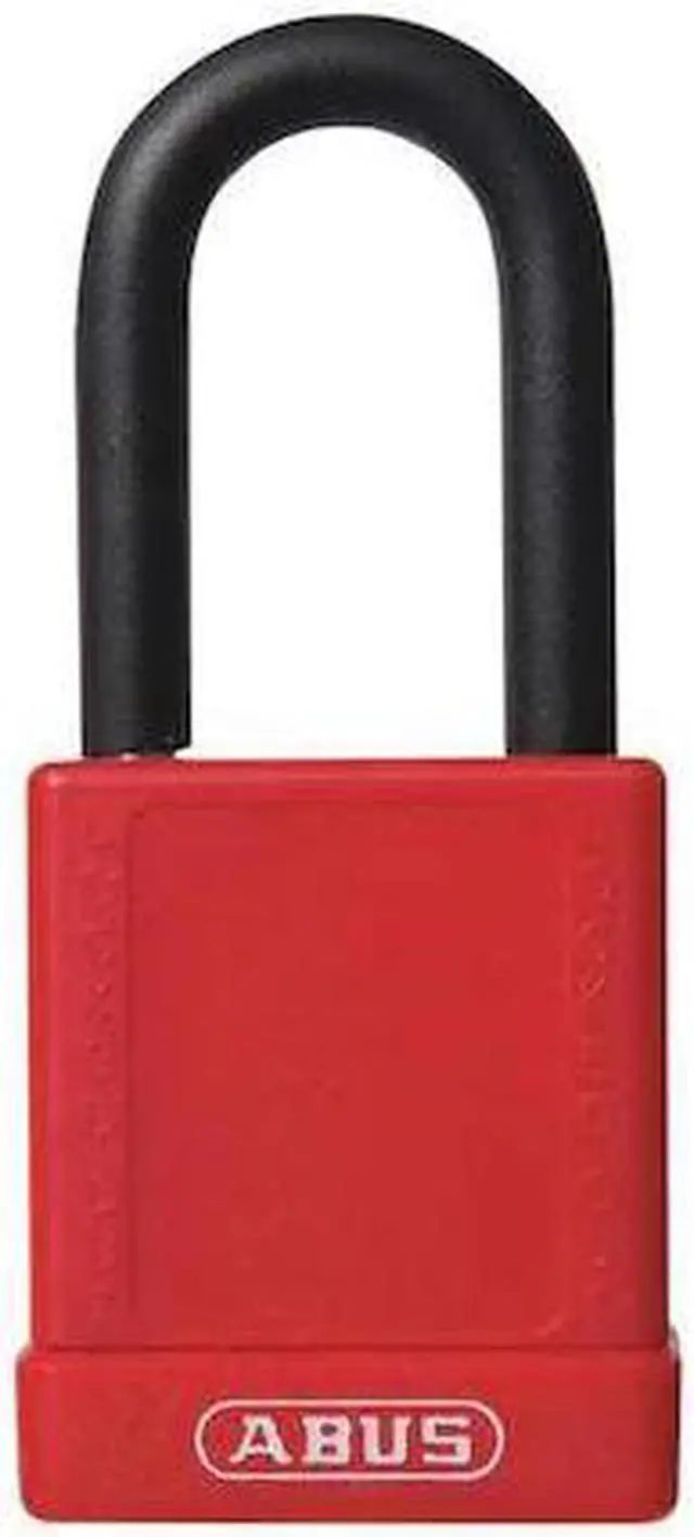 Alt view image 2 of 2 - ABUS 74/40 KD RED Lockout Padlock, KD, Red, 1-3/4"H, Standards: Osha