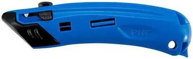 Alt view image 3 of 5 - Pacific Handy Cutter Ambidextrous Safety Cutter Blue/Black EZ4
