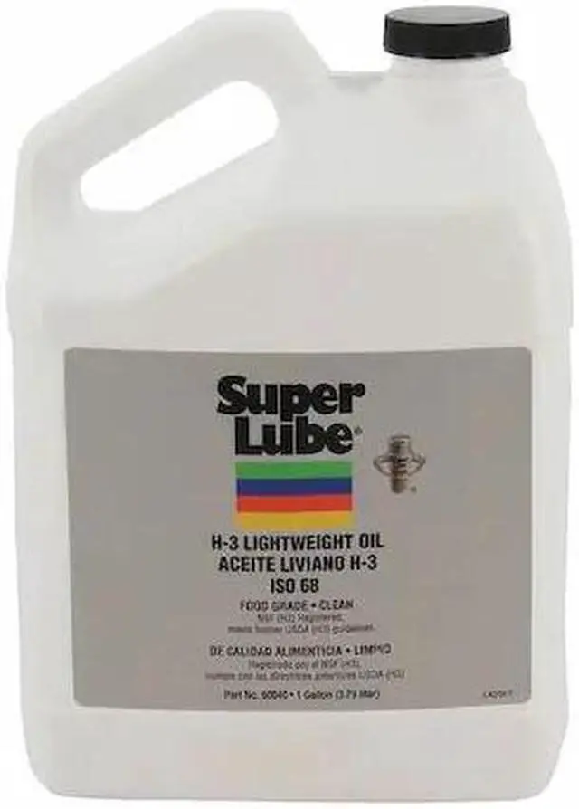 Alt view image 2 of 2 - SUPER LUBE 60040 1 gal Jug, Hydraulic Oil, 68 ISO Viscosity, 80W SAE