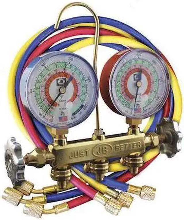 Alt view image 2 of 2 - JB INDUSTRIES 22246 Charging Manifold,Secure Seal Hose