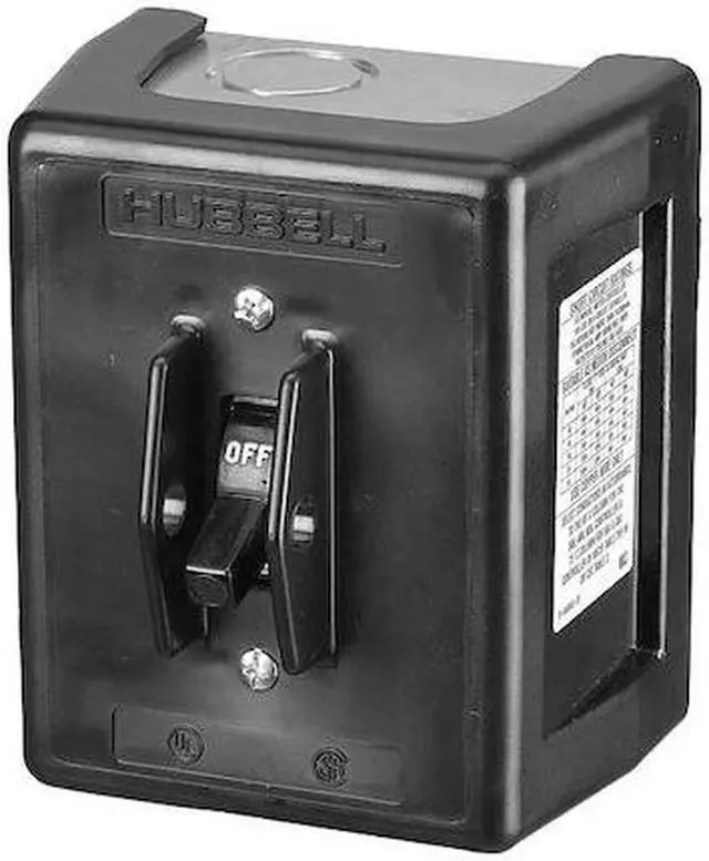 Alt view image 2 of 3 - HUBBELL WIRING DEVICE-KELLEMS HBL1389D Manual Motor Switch,30A,600VAC,3P