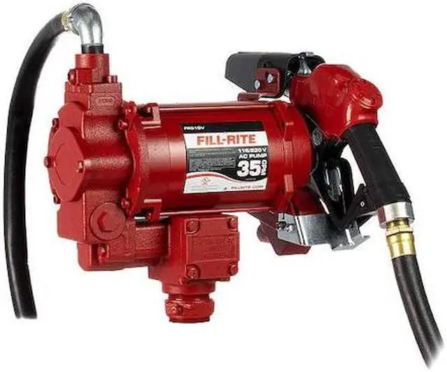 Alt view image 3 of 3 - AC Pump with Auto Nozzle,Diesel,3/4 FILL-RITE FR310VB