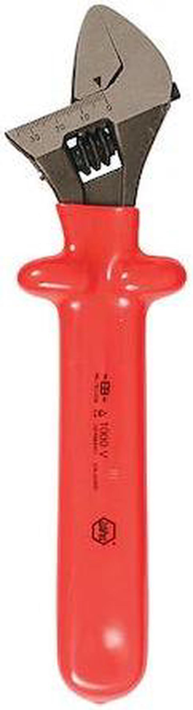 Alt view image 6 of 6 - Wiha 76208 8" Insulated Adjustable Wrench