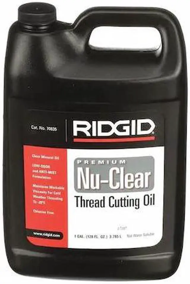 Main image of RIDGID 70835 Thread Cutting Oil, Nu-Clear, 1 Gal.